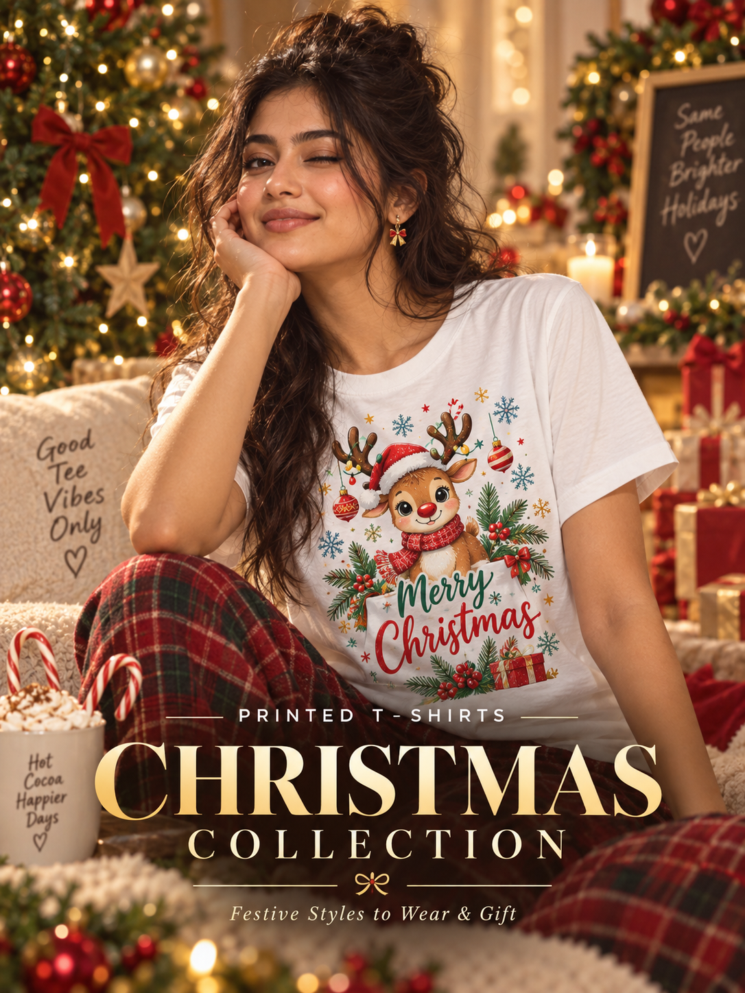 Christmas Printed Hoodies