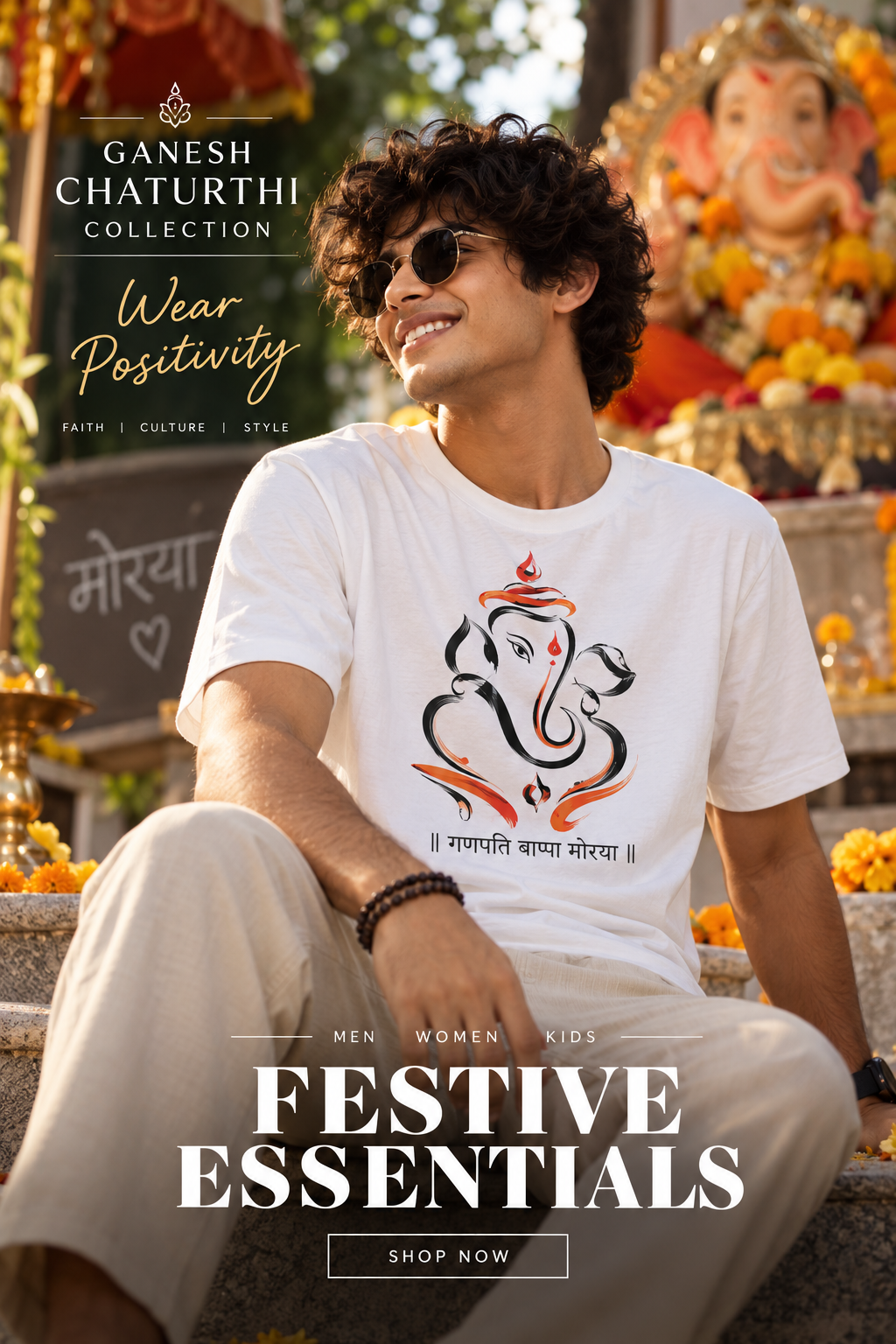 Ganesh Chaturthi Special Printed T-Shirts