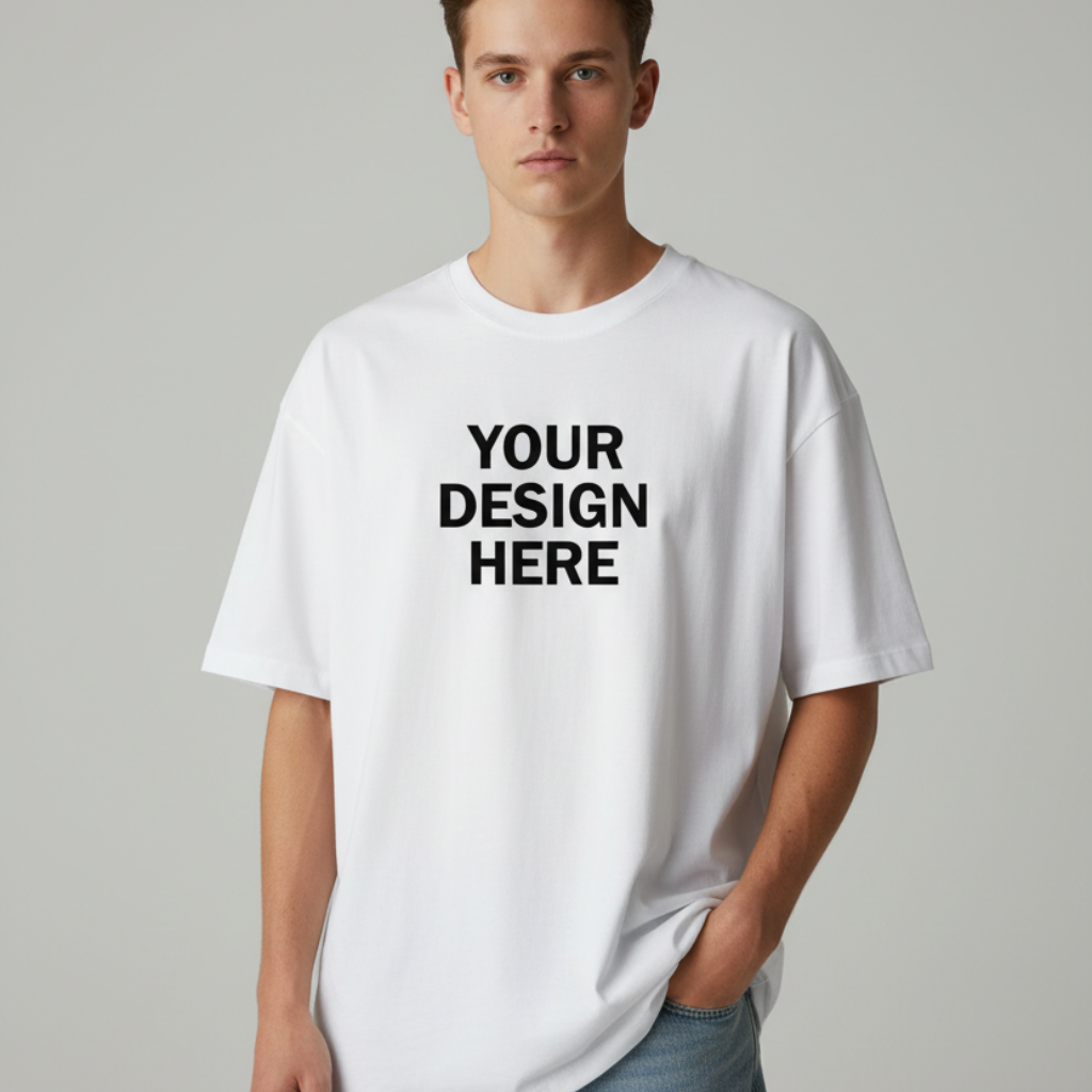 Customized Drop Shoulder T Shirt