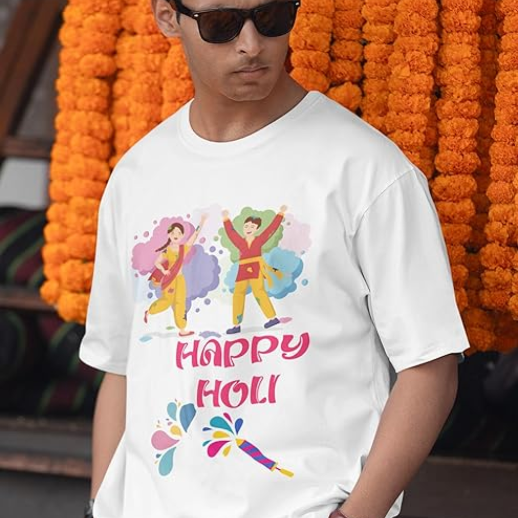 Holi Printed T-Shirt
