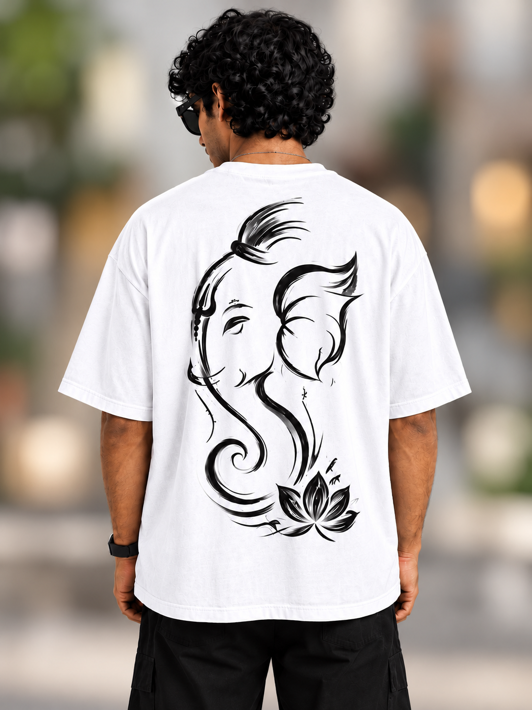 Men’s Ganpati Theme Printed T-Shirt