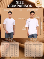 Men Oversized T Shirt Custom Print Relaxed Fit Half Sleeve