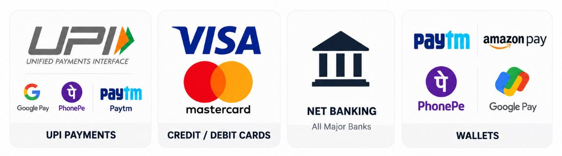 Secure and convenient payment options