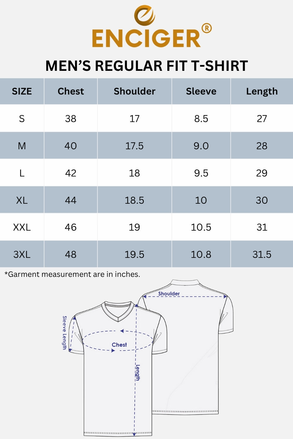 Mens-Solid-Casual-Regular-Fit-T-Shirt-for-Everyday-Wear