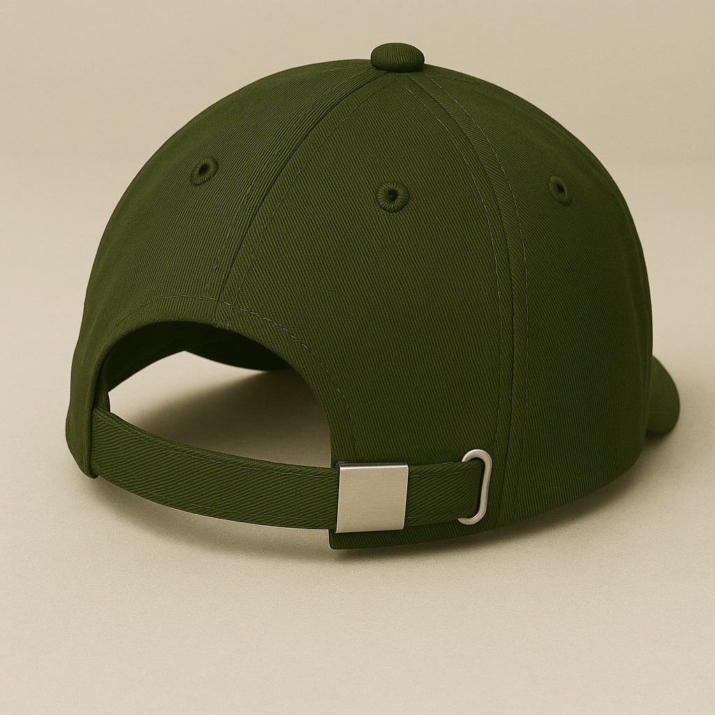 Unisex Baseball Cap - Adjustable Cotton Dad Hat for Men and Women Free Size (Olive)