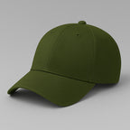 Unisex Baseball Cap - Adjustable Cotton Dad Hat for Men and Women Free Size (Olive)