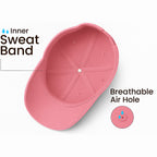 Unisex Baseball Cap - Adjustable Cotton Dad Hat for Men and Women Free Size (Pink)