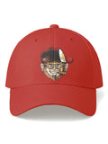 Adjustable-Unisex-Cartoon-Monkey-Printed-Baseball-Cap-for-Men-and-Women-UPC1-Red