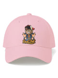 Adjustable-Unisex-Rockstar-Monkey-Printed-Baseball-Cap-for-Men-and-Women-UPC3-Pink