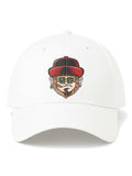 Adjustable-Cotton-Baseball-Cap-with-Funky-Cartoon-Design-for-Men-and-Women-UPC4-White