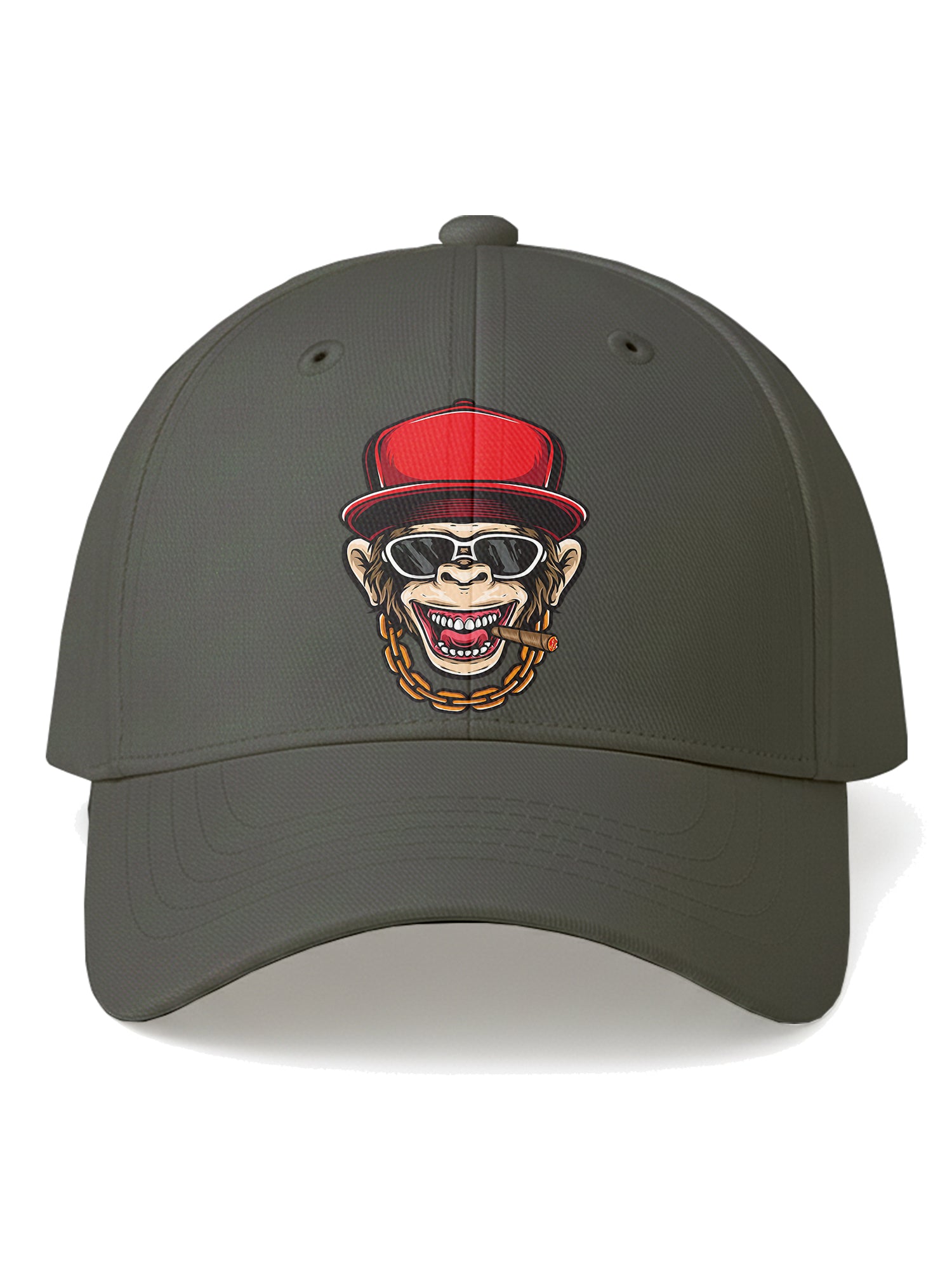 Unisex-Rockstar-Monkey-Printed-Baseball-Trendy-Streetwear-Cap-for-Men-and-Women-UPC5-Grey