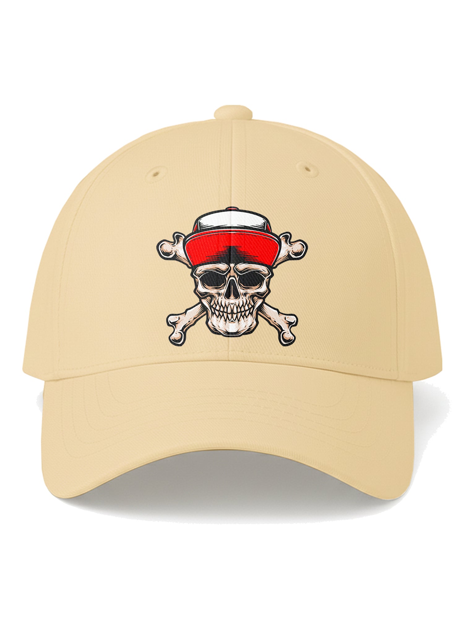 Unisex-Adjustable-Skull-Crossbones-Printed-Baseball-Cap-for-Men-and-Women-UPC6