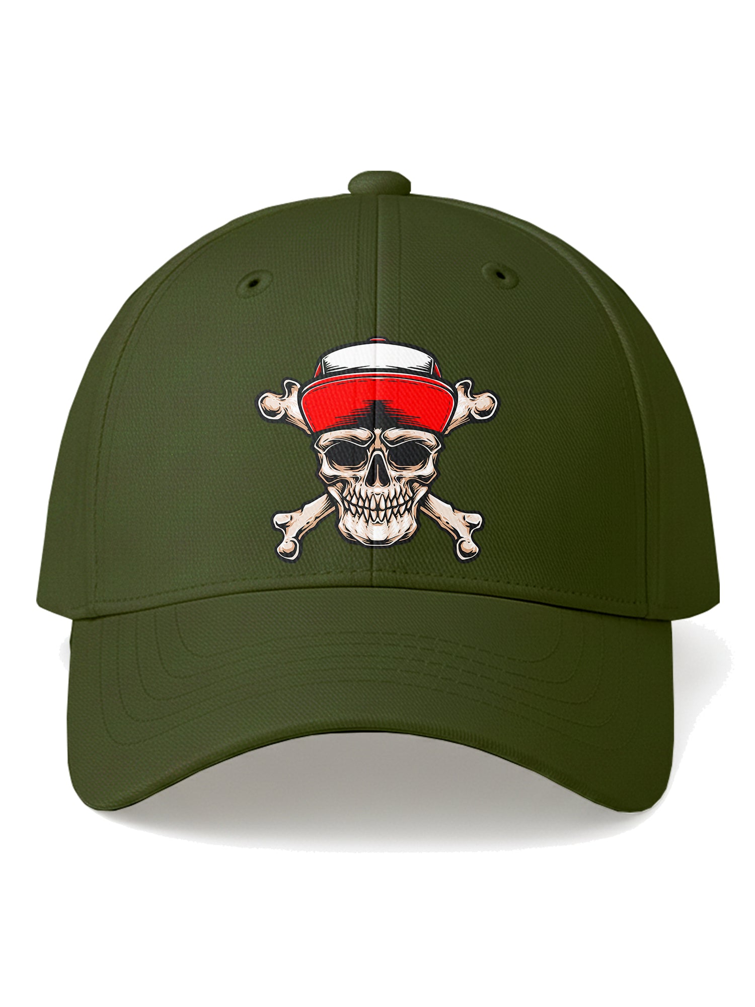 Unisex-Adjustable-Skull-Crossbones-Printed-Baseball-Cap-for-Men-and-Women-UPC6