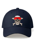Unisex-Adjustable-Skull-Crossbones-Printed-Baseball-Cap-for-Men-and-Women-UPC6-Navy