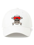 Unisex-Adjustable-Skull-Crossbones-Printed-Baseball-Cap-for-Men-and-Women-UPC6-White