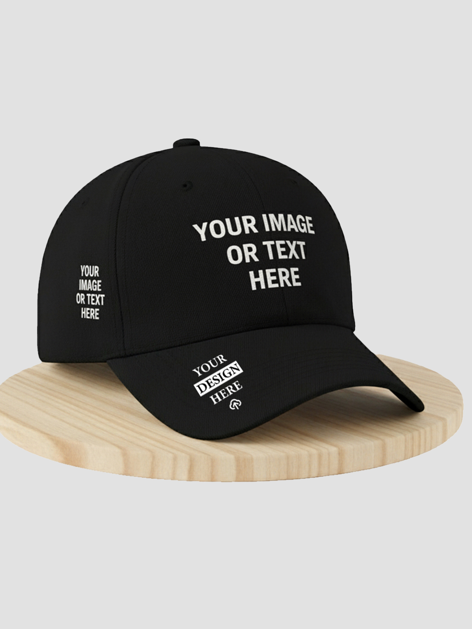 Customizable Unisex Baseball Cap with Personalized Text or Image Print