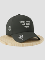Customizable Unisex Baseball Cap with Personalized Text or Image Print