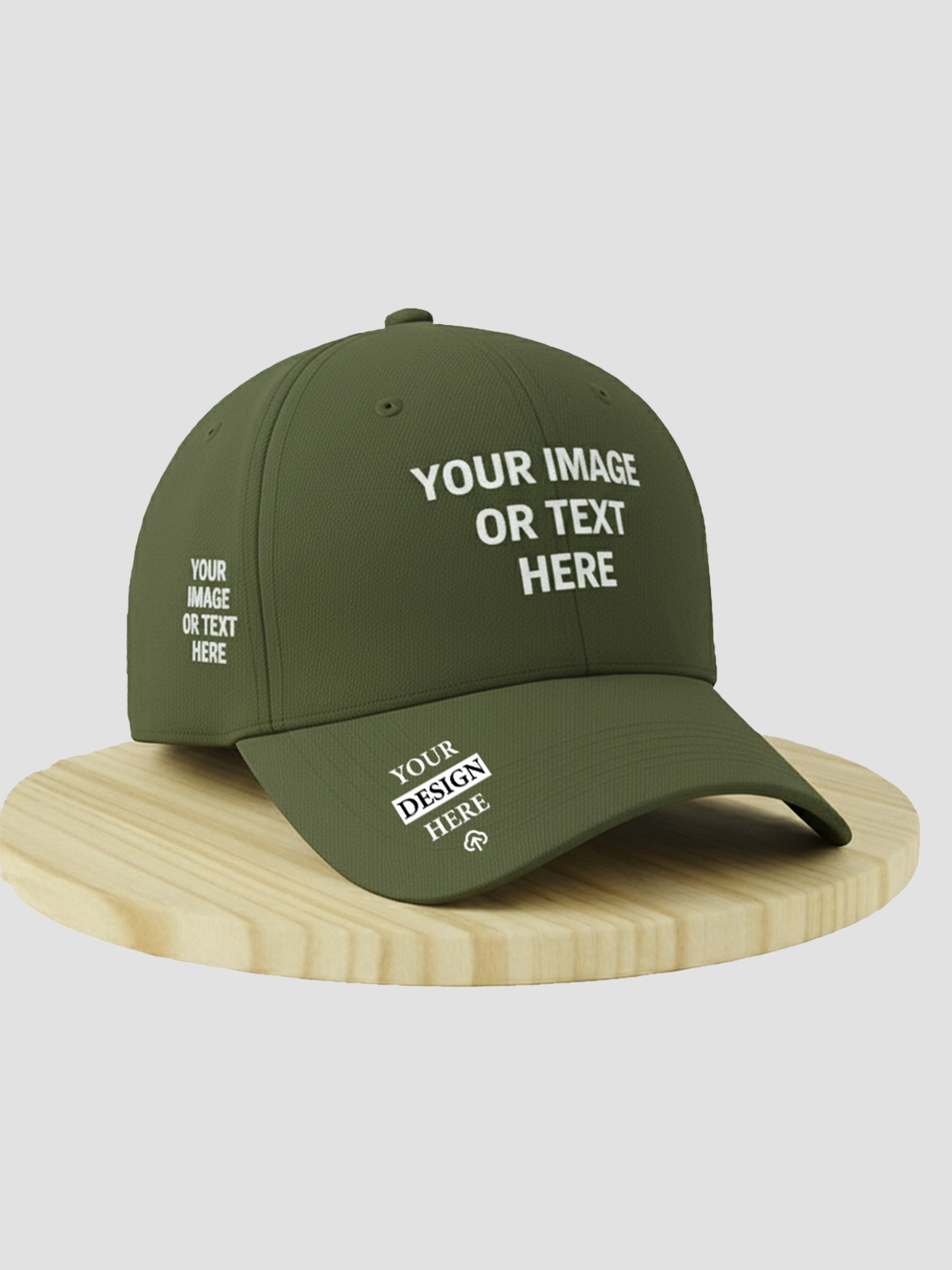 Customizable Unisex Baseball Cap with Personalized Text or Image Print