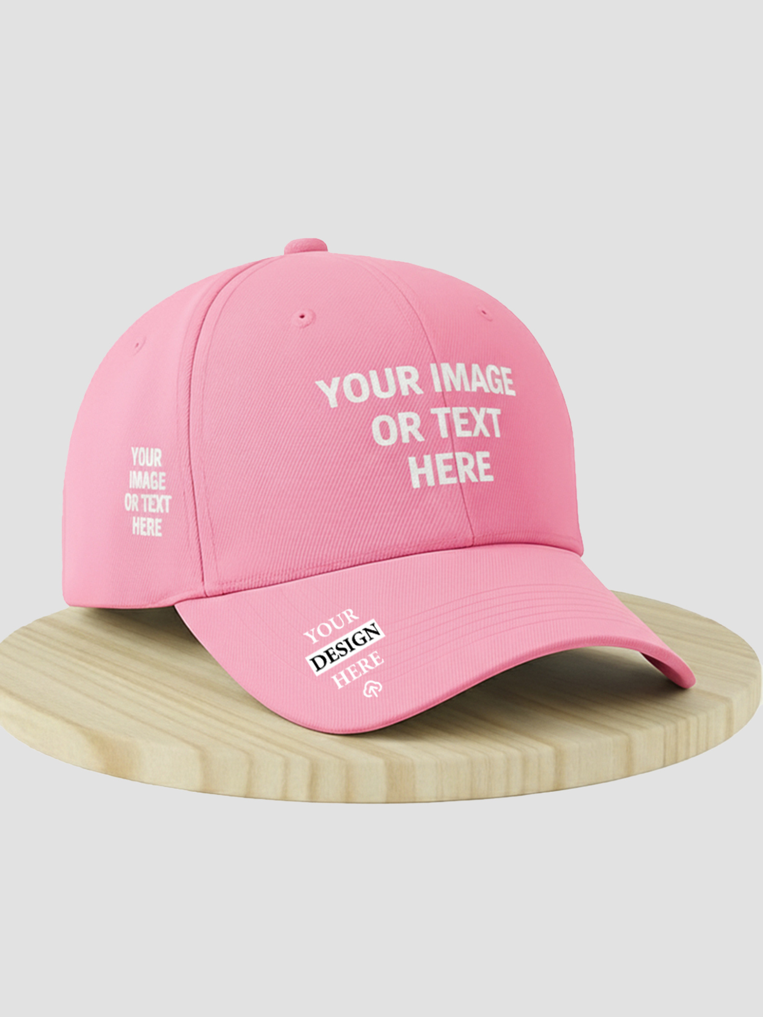Customizable Unisex Baseball Cap with Personalized Text or Image Print