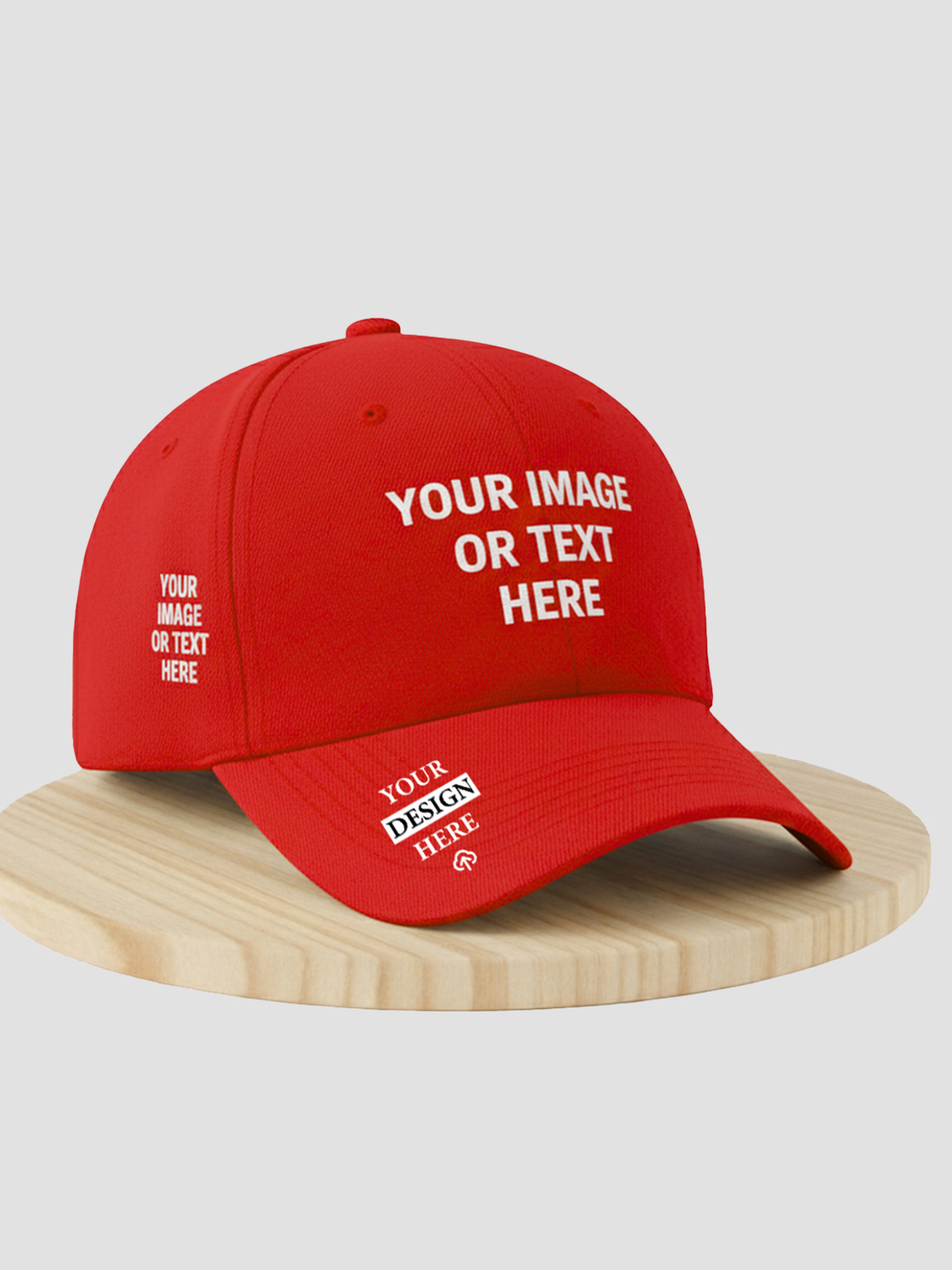 Customizable Unisex Baseball Cap with Personalized Text or Image Print