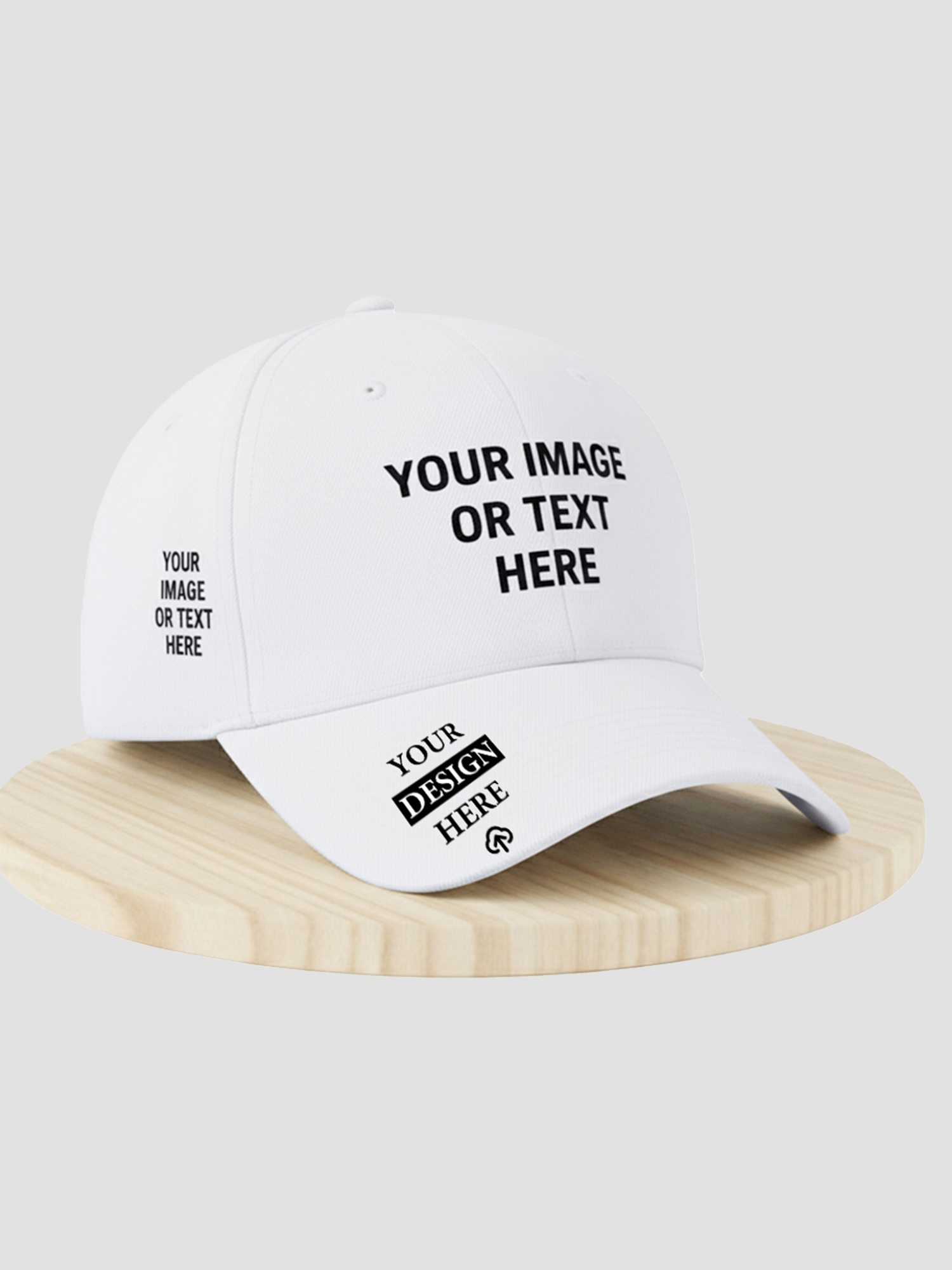 Customizable Unisex Baseball Cap with Personalized Text or Image Print