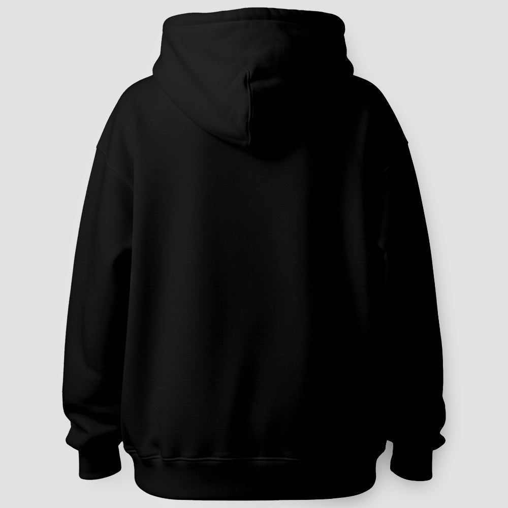 Men Drop Shoulder Oversized Hoodie Custom Print Front Back