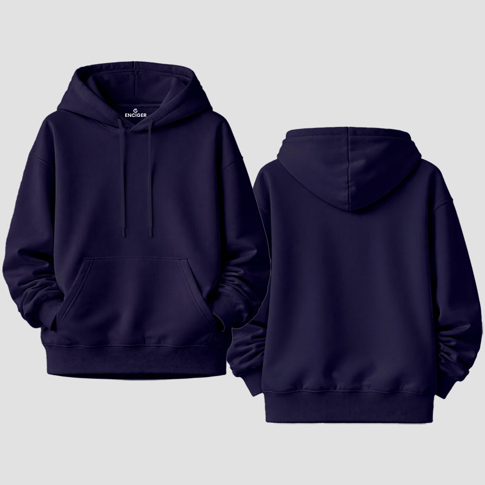 Women Drop Shoulder Customised Hoodie Front Back Personalised Design