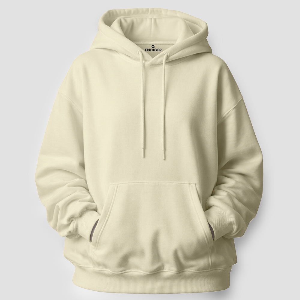 Men Drop Shoulder Oversized Hoodie Custom Print Front Back