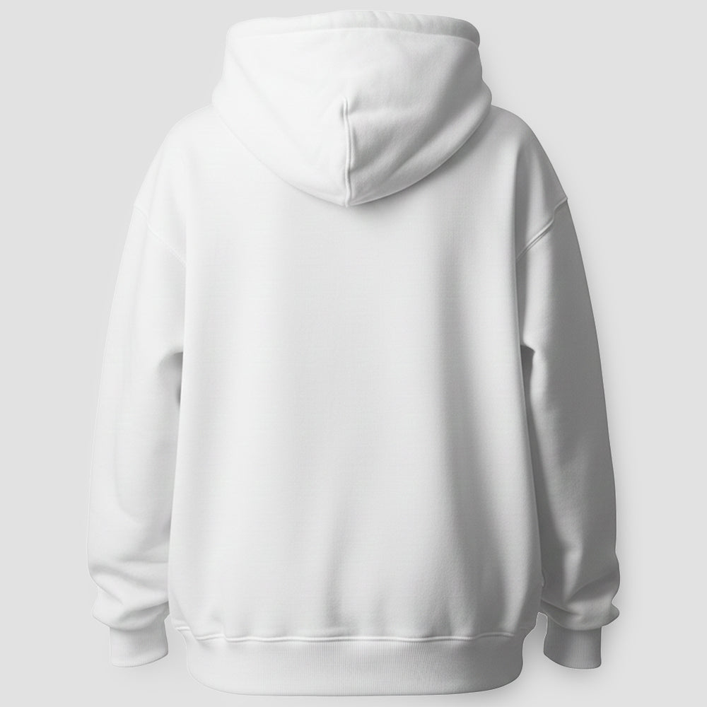 Men Drop Shoulder Oversized Hoodie Custom Print Front Back