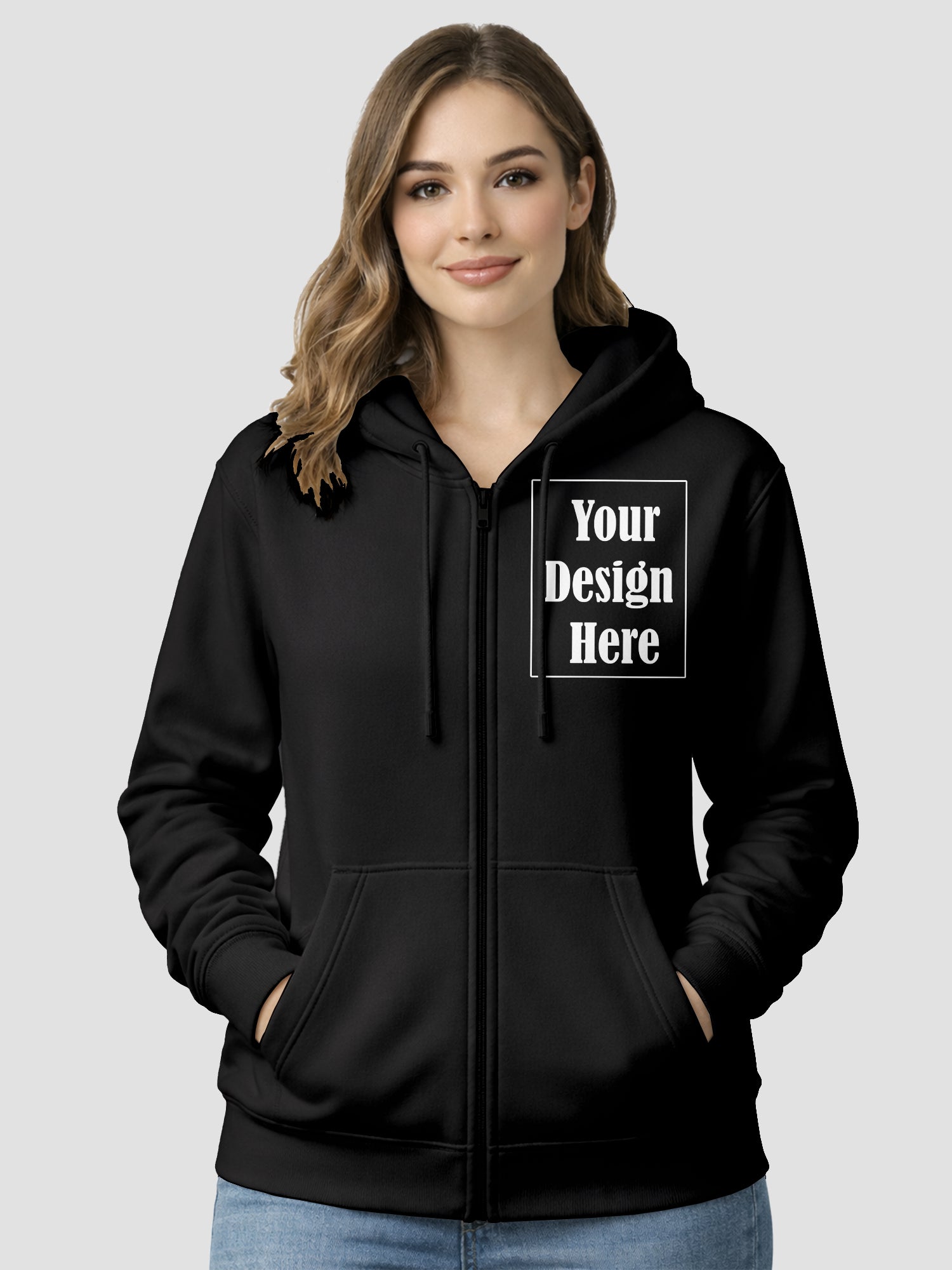 Womens-Custom-Zip-Hoodie-Personalized-Zip-Hooded-Sweatshirt-CZHW1