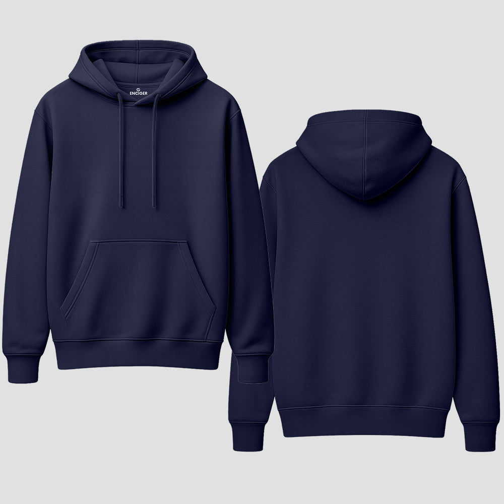 Men Custom Hoodie Front Back Print Text Logo Design
