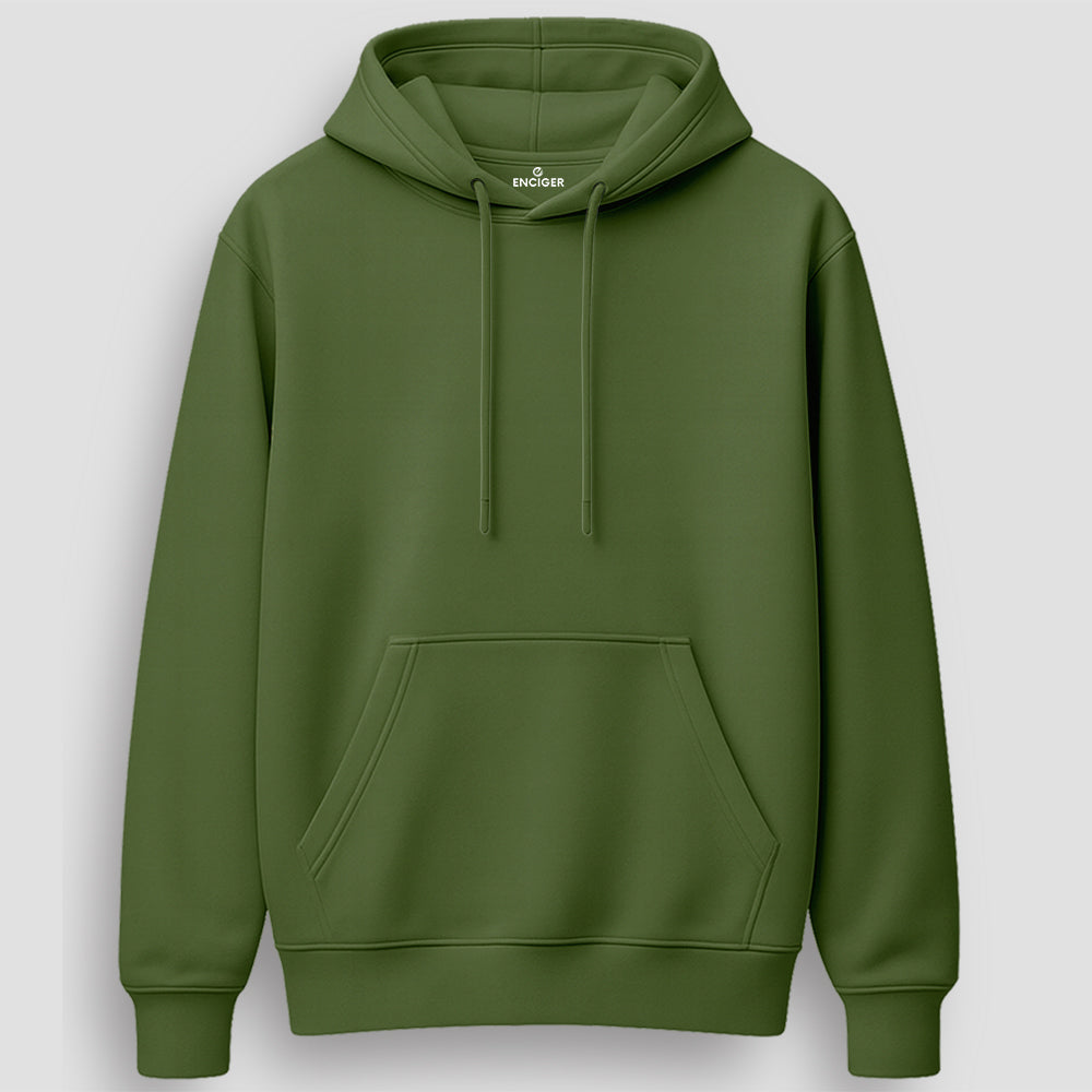 Men Custom Hoodie Front Back Print Text Logo Design
