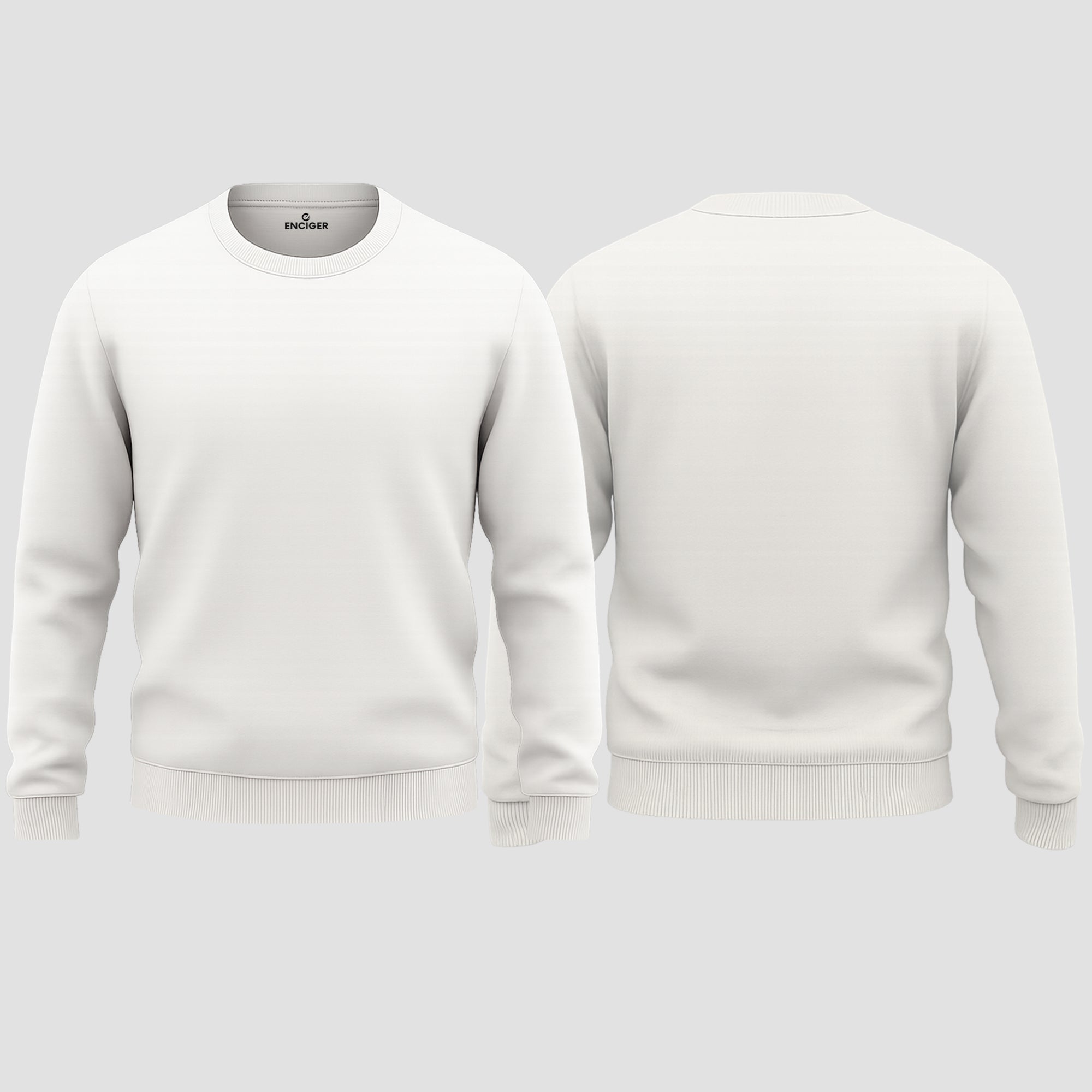 Women Personalized Design Print Round Neck Full Sleeve Sweatshirt