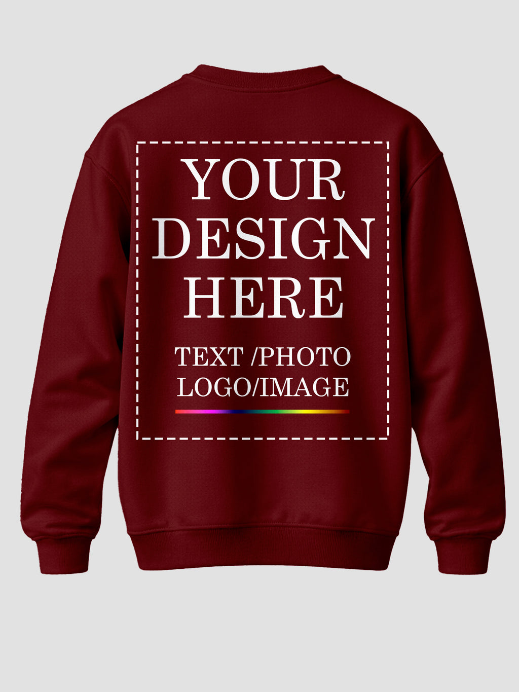 Women-Personalized-Design-Print-Round-Neck-Full-Sleeve-Fleece-Pullover-CSW3