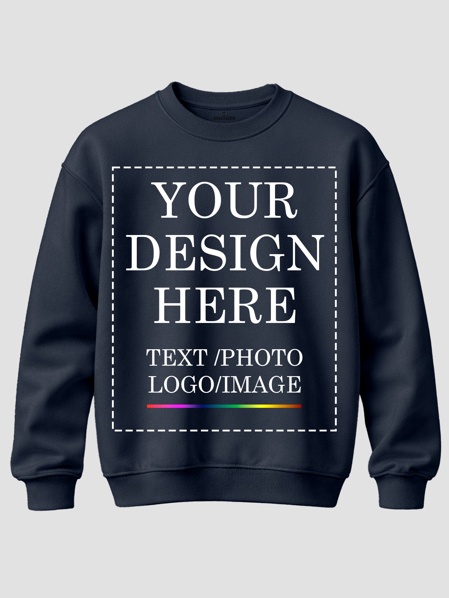 Women-Personalized-Design-Print-Round-Neck-Full-Sleeve-Fleece-Pullover-CSW3