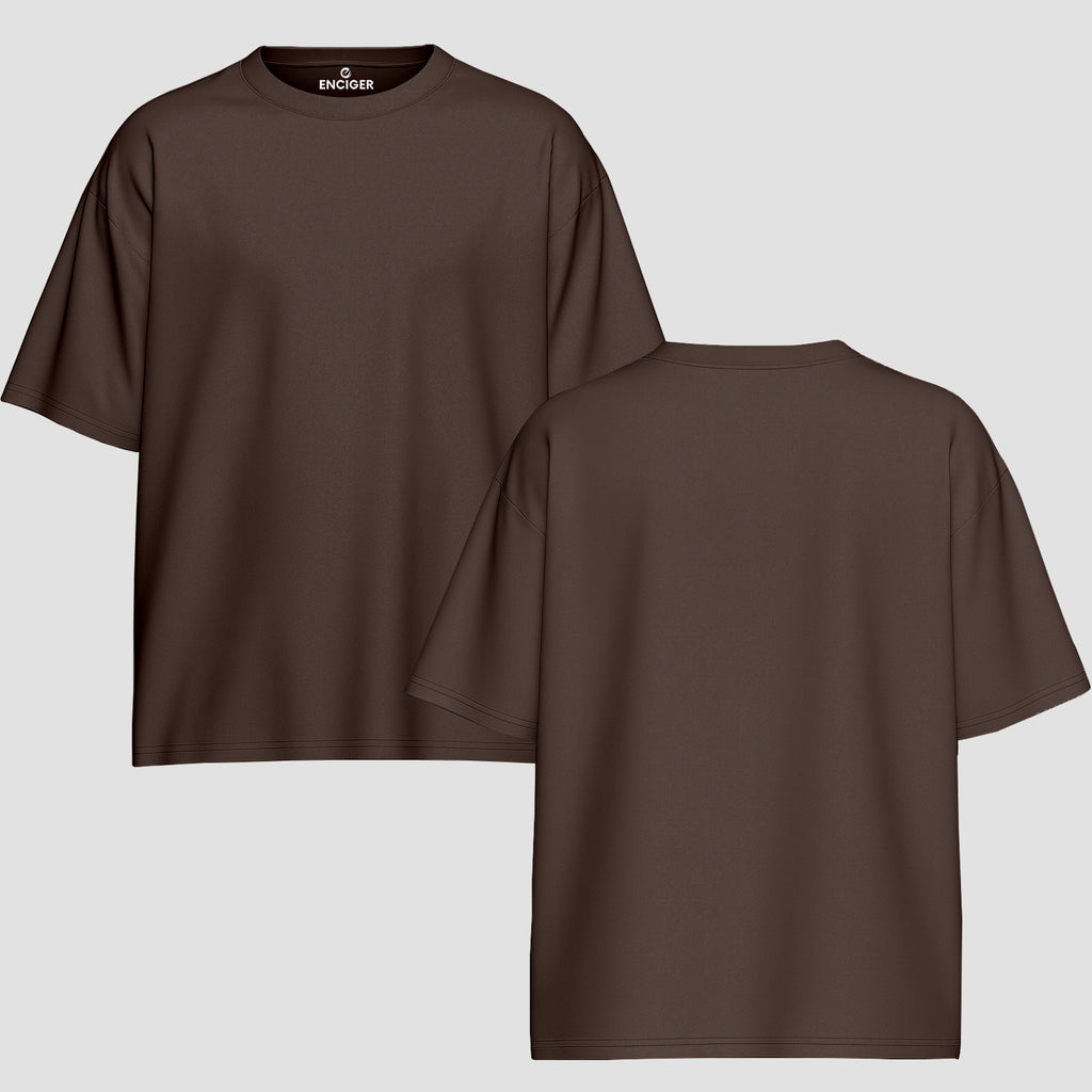 Men Oversized T Shirt Custom Print Relaxed Fit Half Sleeve