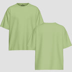 Men Oversized T Shirt Custom Print Relaxed Fit Half Sleeve