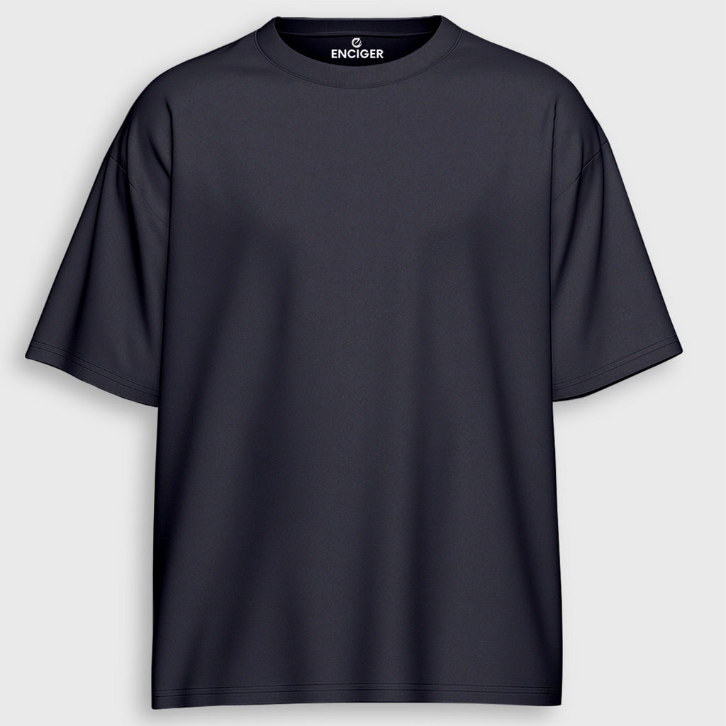 Men Oversized T Shirt Custom Print Relaxed Fit Half Sleeve