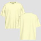 Men Oversized T Shirt Custom Print Relaxed Fit Half Sleeve