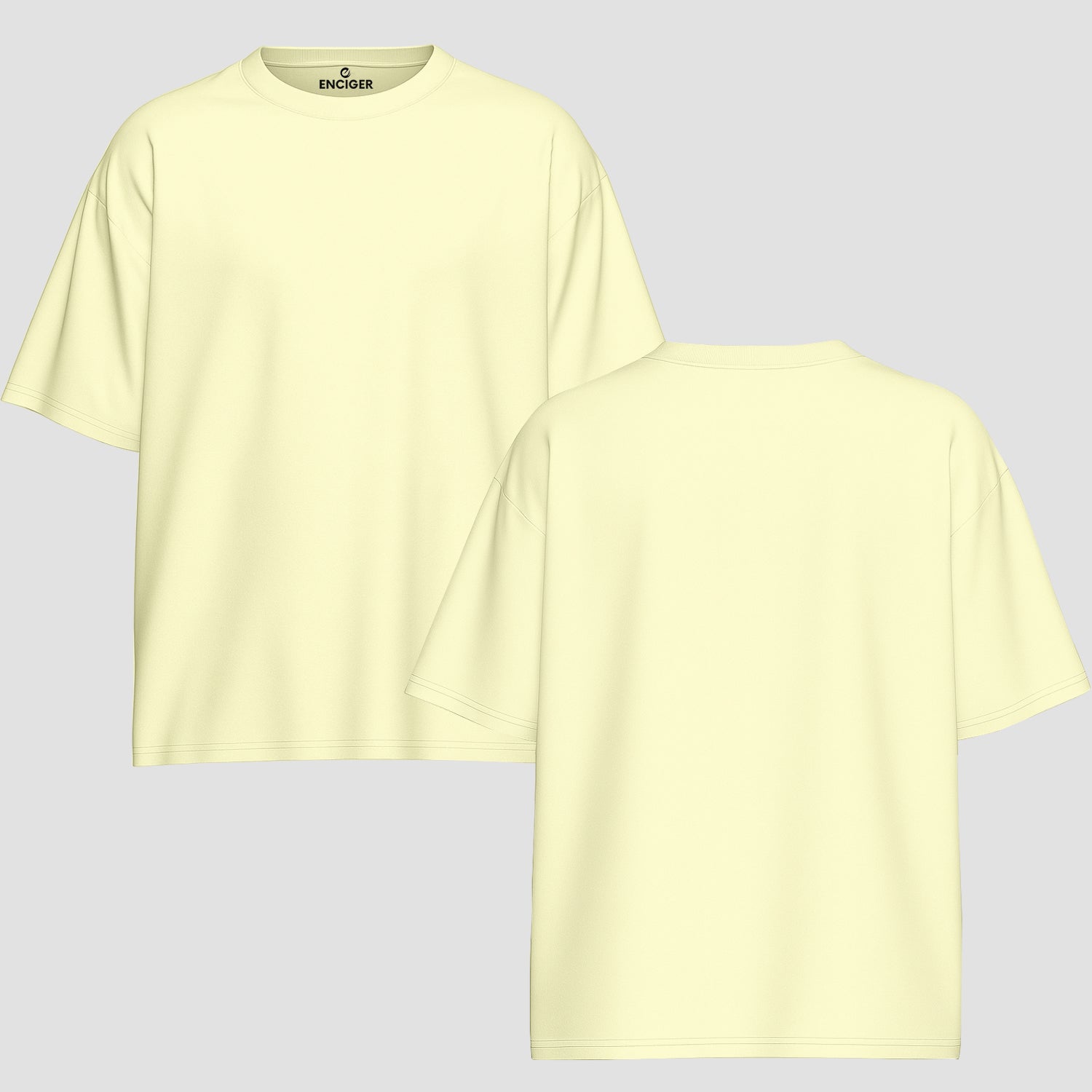 Men Oversized T Shirt Custom Print Relaxed Fit Half Sleeve