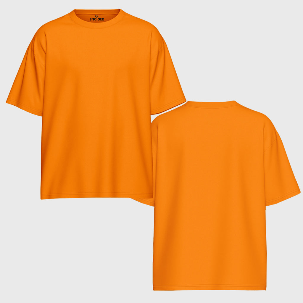 Men Personalized Oversized T Shirt Custom Front Back Print Tee