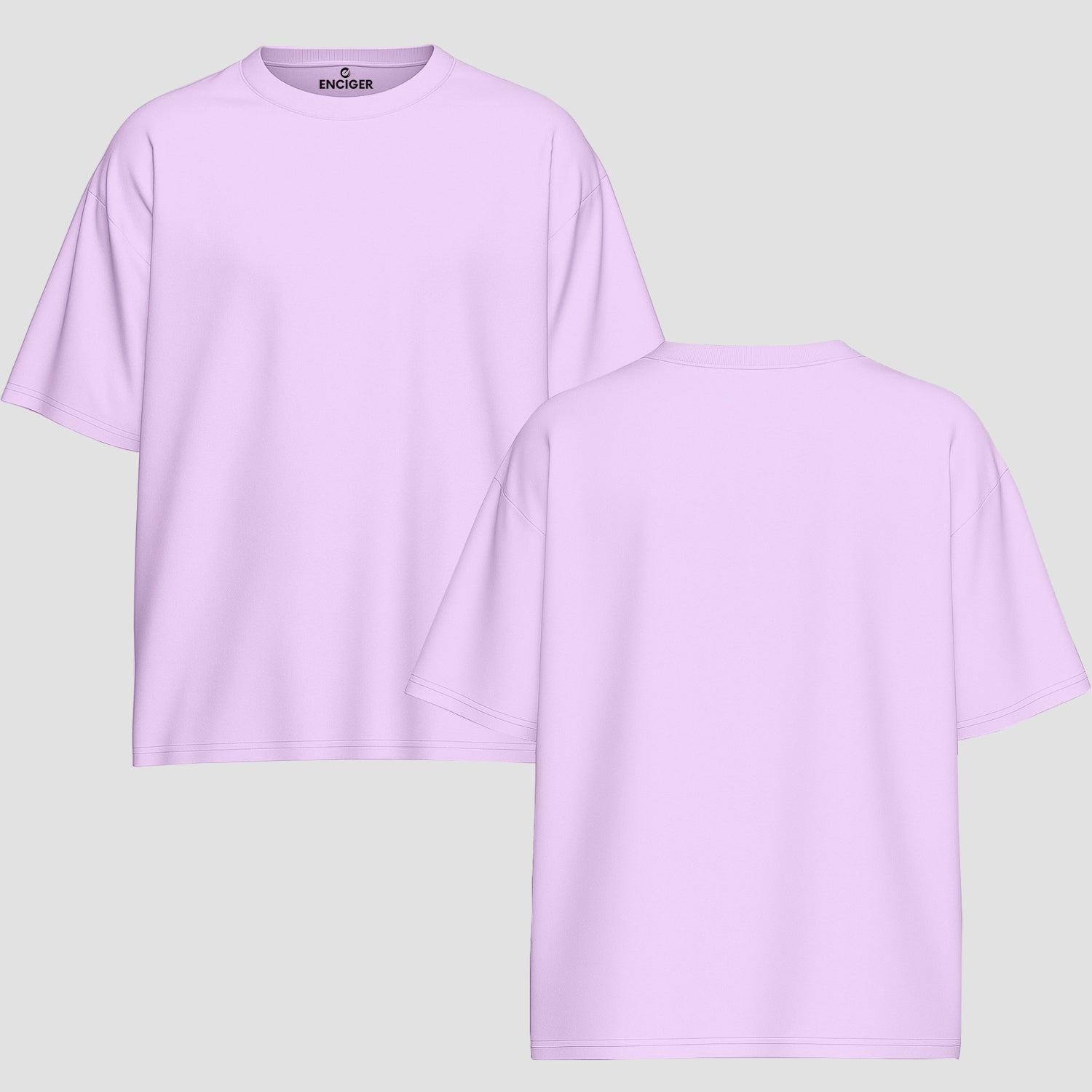 Men Oversized T Shirt Custom Print Relaxed Fit Half Sleeve