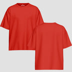 Men Oversized T Shirt Custom Print Relaxed Fit Half Sleeve