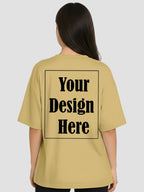 Women Oversized Custom T Shirt Personalised Front Print