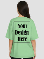 Women Oversized Custom T Shirt Personalised Front Print