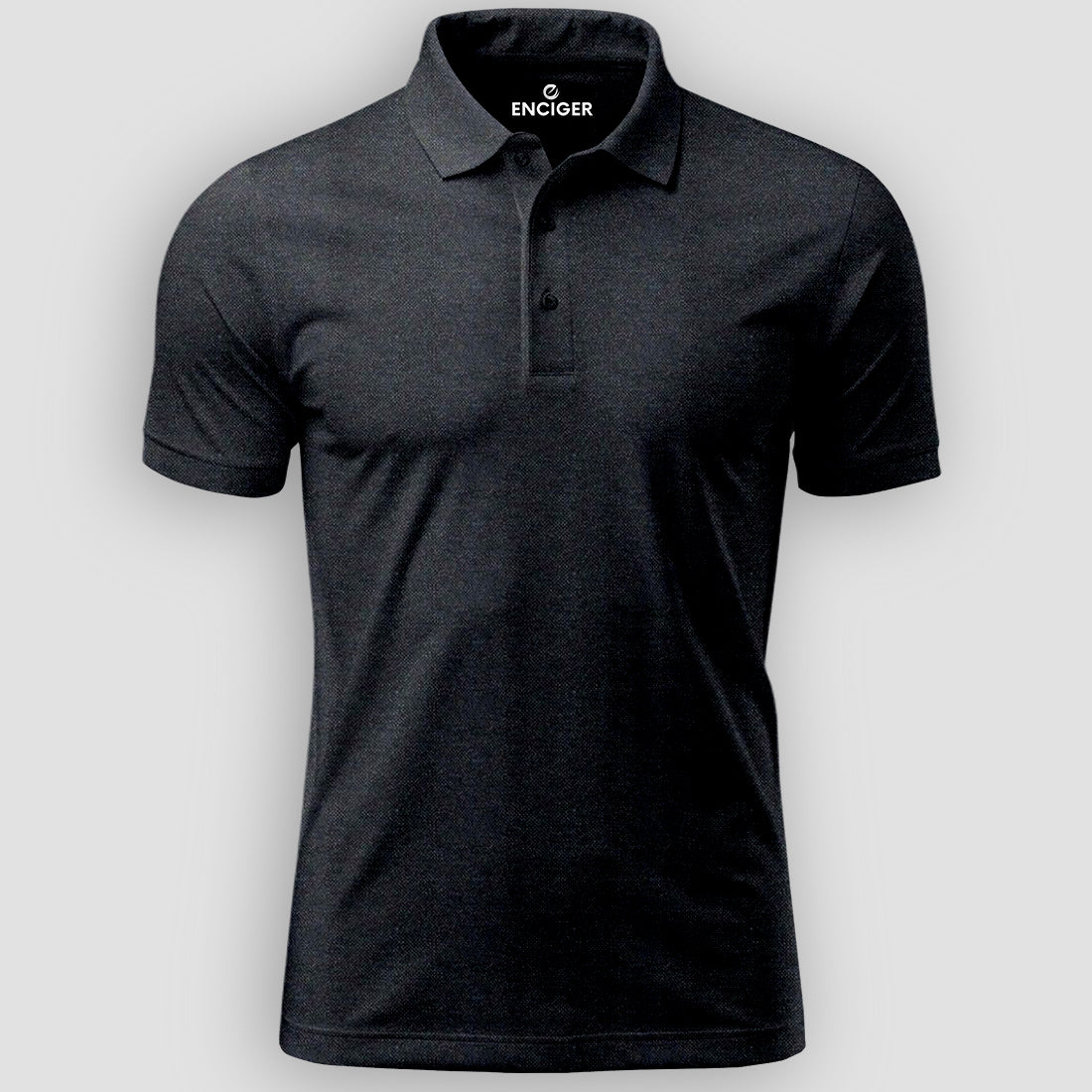 Men Custom Polo T Shirt with Front Back Print Premium Cotton Personalized Logo Text Design Tee
