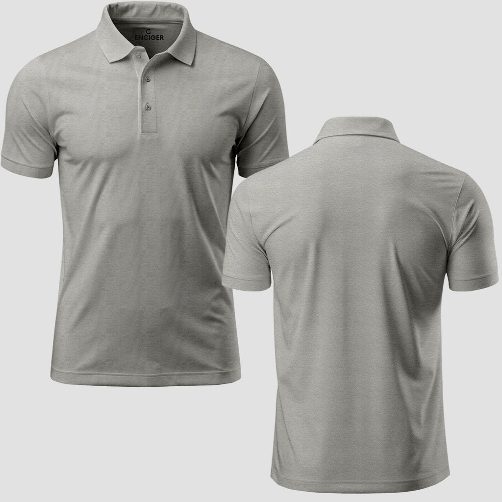 Men Custom Polo T Shirt with Front Back Print Premium Cotton Personalized Logo Text Design Tee