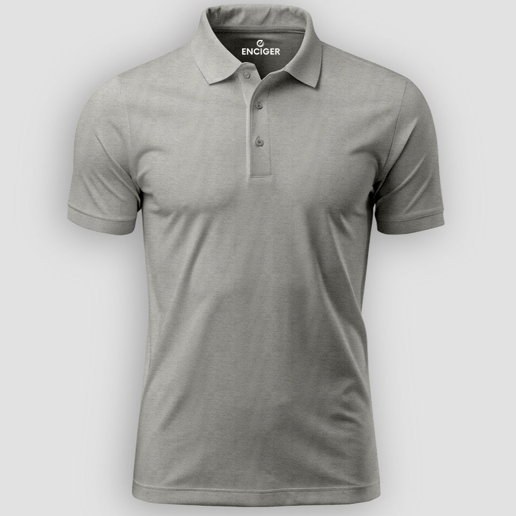 Men Custom Polo T Shirt with Front Back Print Premium Cotton Personalized Logo Text Design Tee