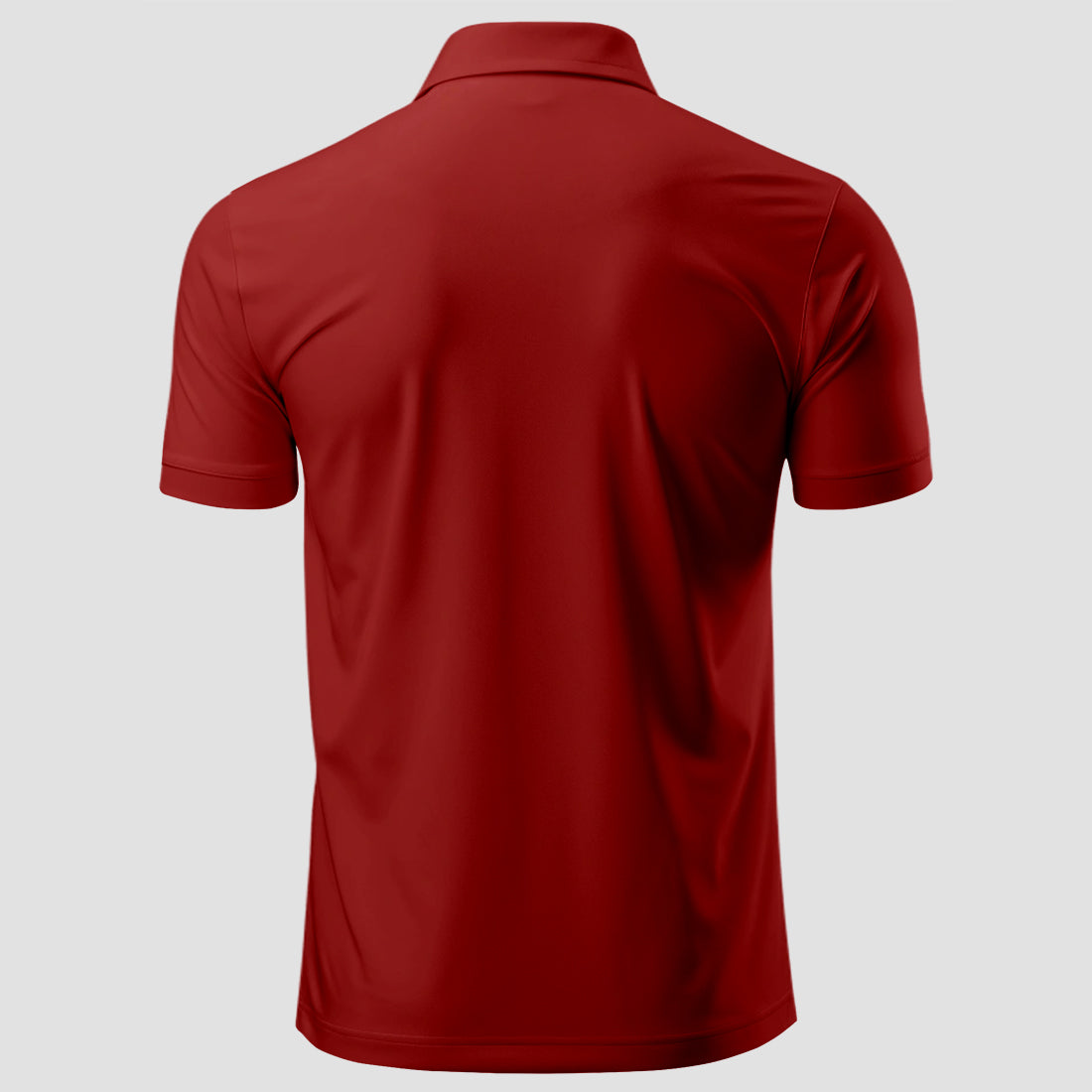 Men Custom Polo T Shirt with Front Back Print Premium Cotton Personalized Logo Text Design Tee