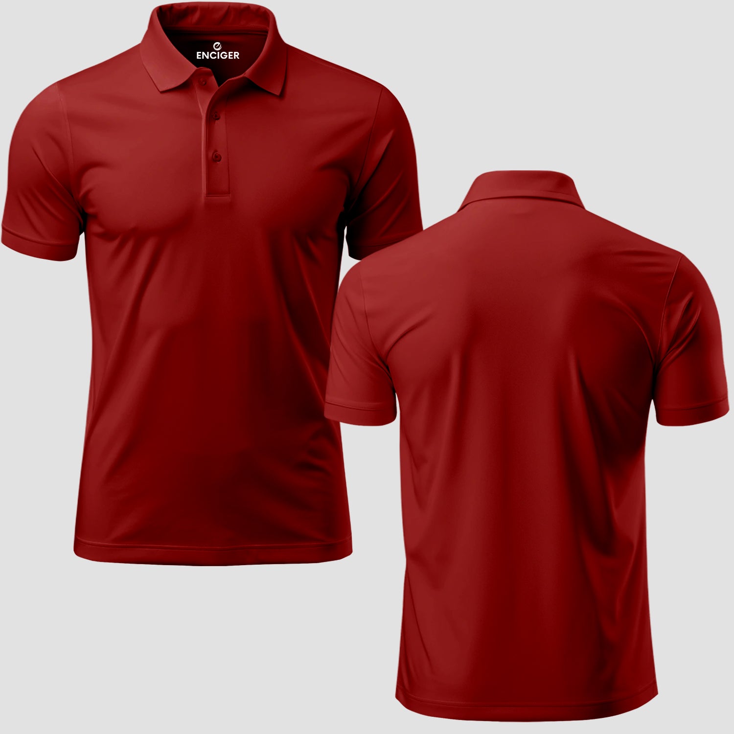 Men Custom Polo T Shirt with Front Back Print Premium Cotton Personalized Logo Text Design Tee